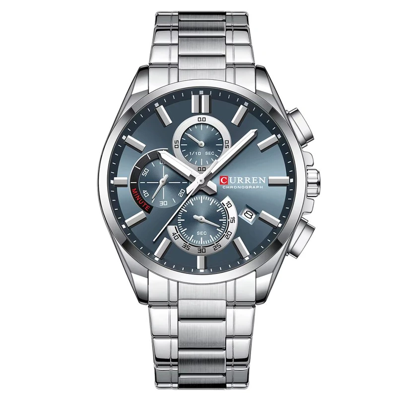 Сurren 8475 Silver-Blue