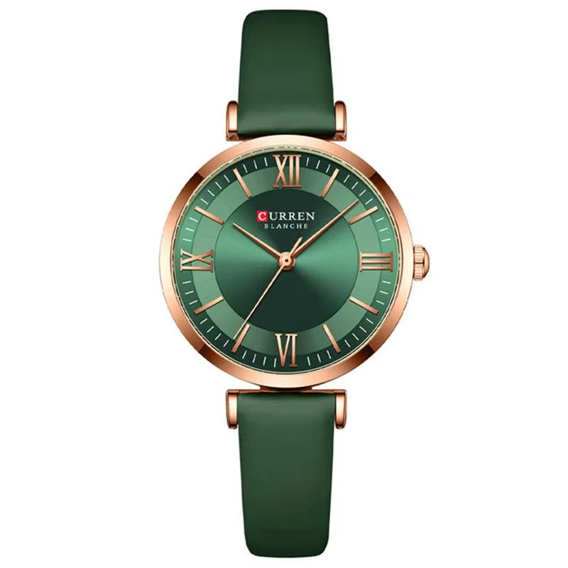Сurren 9079 Rose Gold-Dark Green