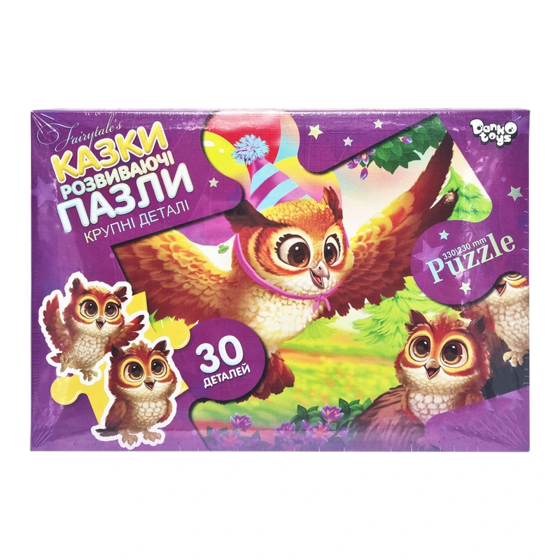 Дитячі пазли-максі "День народження сови" Mx30-07-04, 30 елементів — Danko Toys
