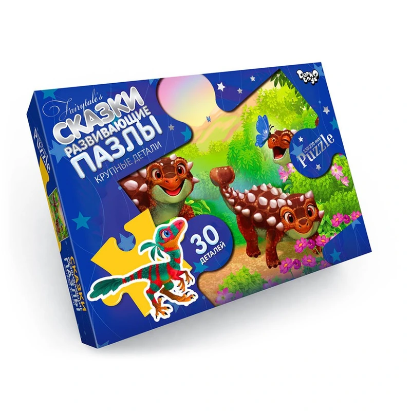 Дитячі пазли-максі "Діно" Mx30-07-11, 30 елементів — Danko Toys