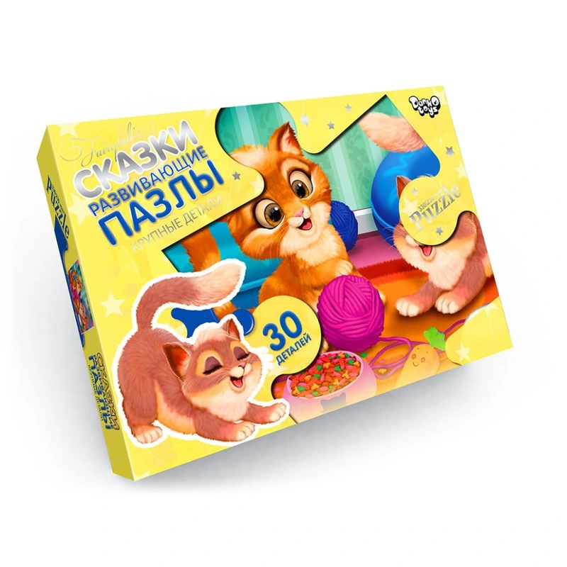 Дитячі пазли-максі "Коти" Mx30-07-10, 30 елементів — Danko Toys
