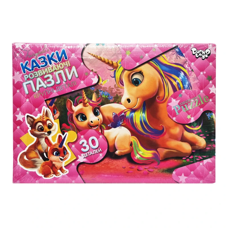 Дитячі пазли-максі "Єдиноріг" Mx30-07-01, 30 елементів — Danko Toys