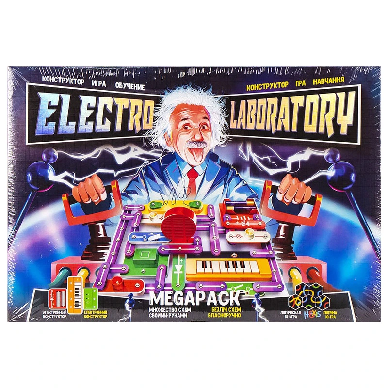 Електронний конструктор "Electro Laboratory. Megapack" Danko Toys ELab-01-04 — Danko Toys