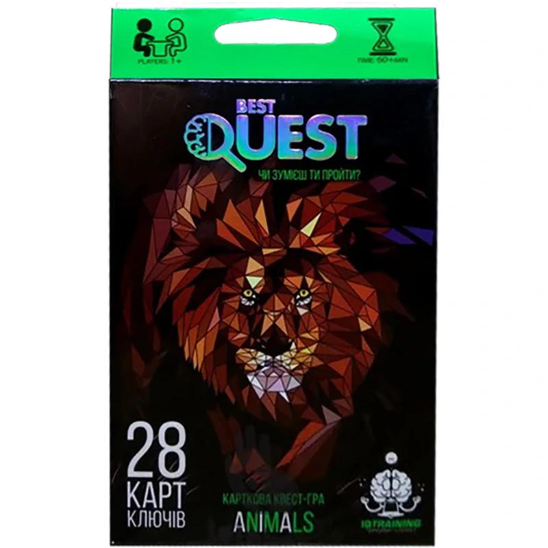 Карткова квест-гра "BEST QUEST" (укр.) BQ-01-01-04U  BQ-01-02U — Danko Toys