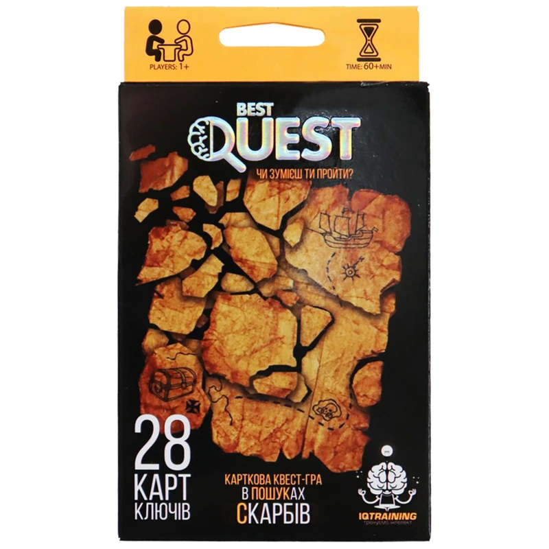 Карткова квест-гра "BEST QUEST" (укр.) BQ-01-01-04U  BQ-01-03U — Danko Toys