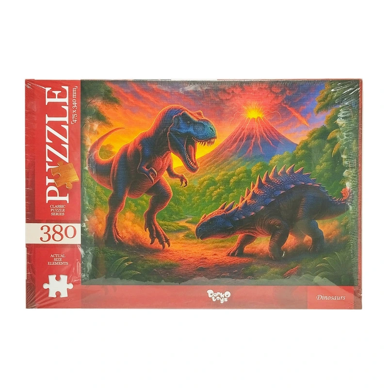 Класичні пазли "Dinosaurs" C380-07-08, 380 елементів