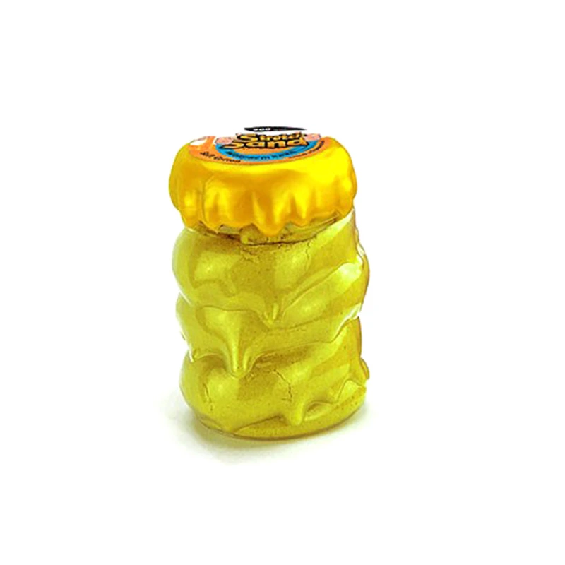 Креативна творчість "Stretch Sand" STS-03-01U 200 гр Жовтий — Danko Toys