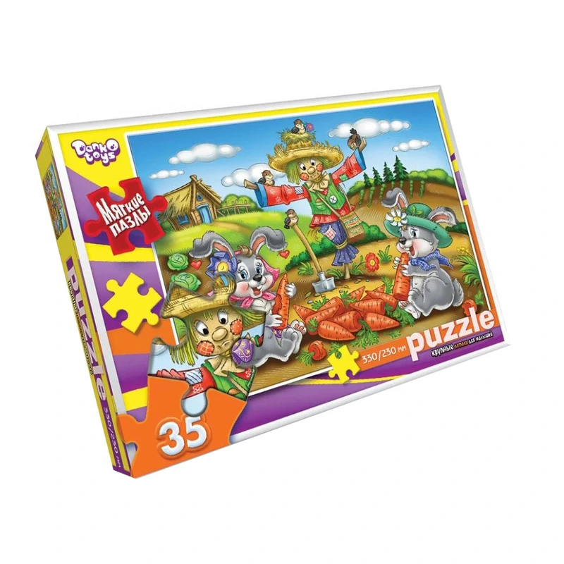 М'які пазли "Пугало" S35-10-09, 35 елементів — Danko Toys