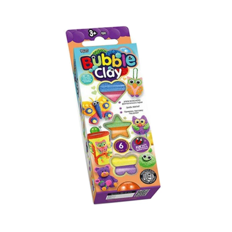 Набір творчої творчості 7995DT "Bubble Clay" BBC-01-01U,02U укр Вид 1