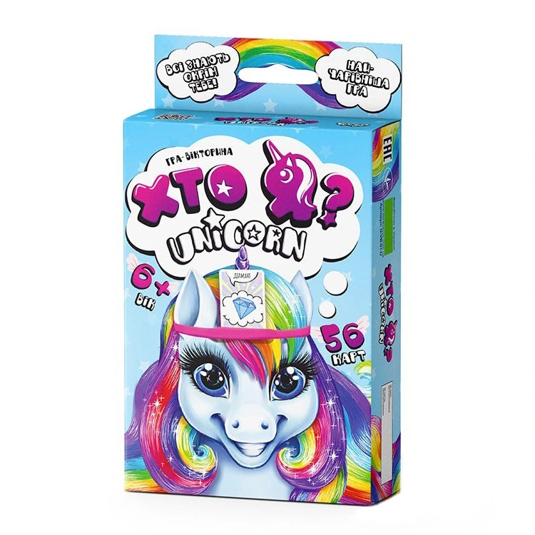 Настільна гра Хто Я? Unicorn HIM-05-01U укр — Danko Toys