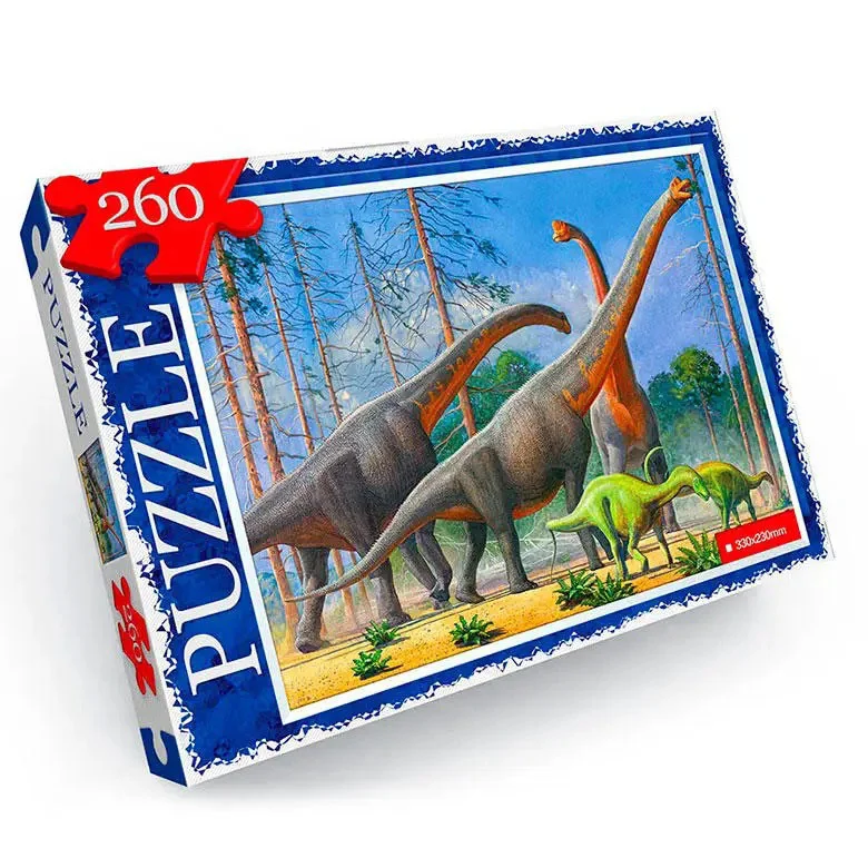 Пазл "Динозаври" Danko Toys C260-13-06, 260 ел. — Danko Toys