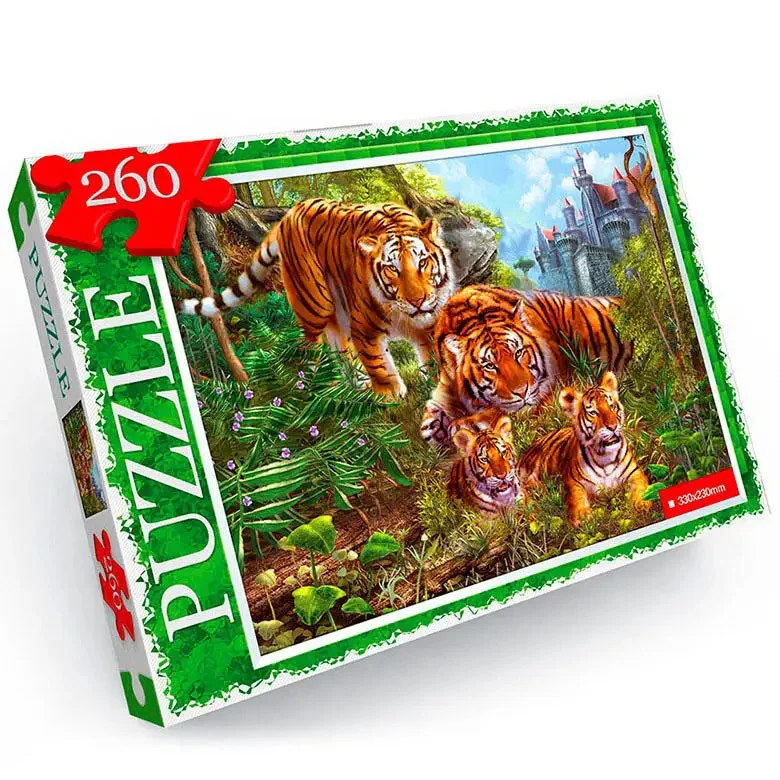 Пазл "Тигри" Danko Toys C260-13-02, 260 ел. — Danko Toys