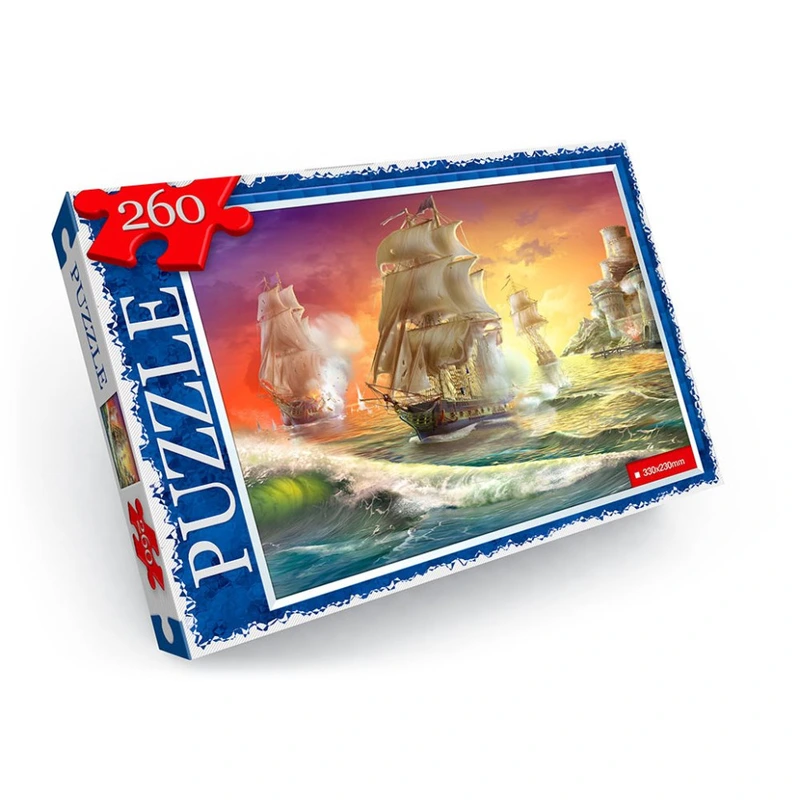 Пазли дитячі "Морські баталії" C260-12-04, 260 елементів — Danko Toys