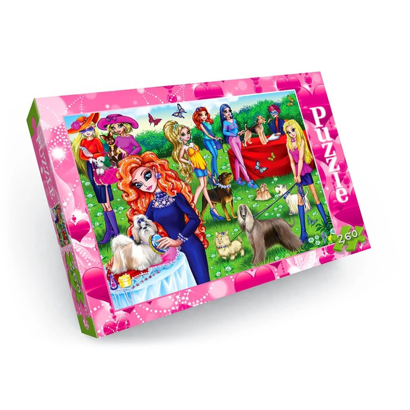 Пазли дитячі "Виставка собак" C260-12-06, 260 елементів — Danko Toys
