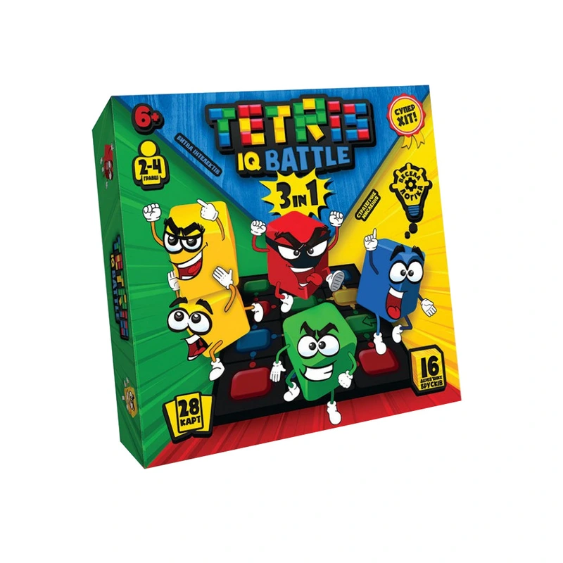 Розважальна гра "Tetris IQ battle 3in1" G-TIB-02U укр. мовою — Danko Toys