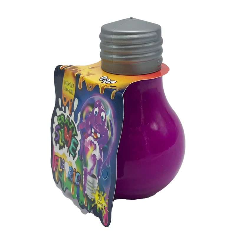 В'язка маса лампочка Fluoric "Crazy Slime" SLM-07-01U світиться в темряві Фіолетовий