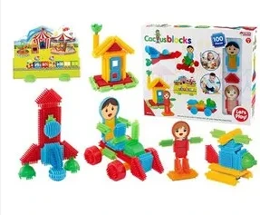 Конструктор "Парк розваг" 100 елементів "Cactus" (340*285*70 мм) "dede" — Dede