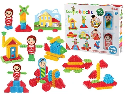 Конструктор 75 елементів "Cactus" (320*320*70 мм) "dede" — Dede