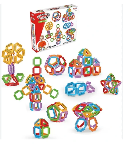 Конструктор-пазли "Фігури" 96 елементи (380*310*75 мм) "dede" — Dede