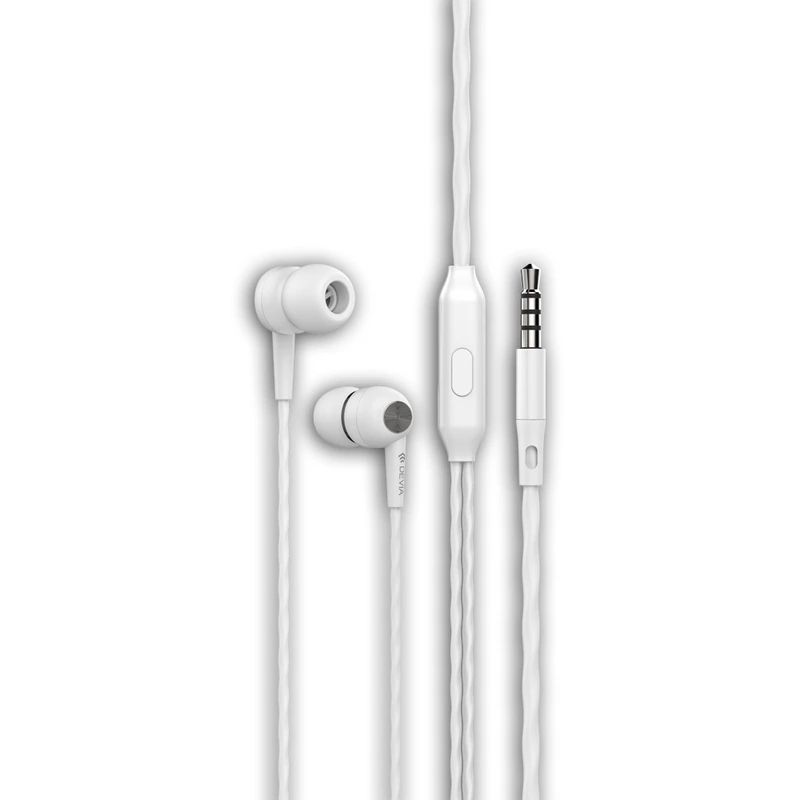 Навушники з мікрофоном Devia Kintone Headset- білий — Devia