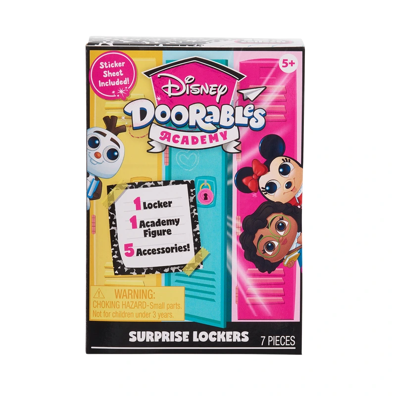 Ігровий набір DISNEY DOORABLES серії "Academy" - ШАФКА З СЮРПРИЗОМ (фігурка, аксесуари) — Disney Doorables