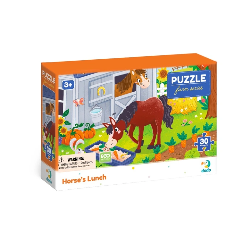 Дитячий пазл "Обід для коника" 300684, 30 елементів