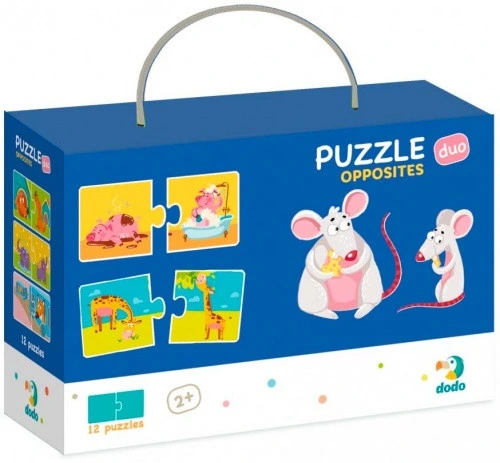 Дитячі пазли Протилежності DoDo 300151, 24 елемента