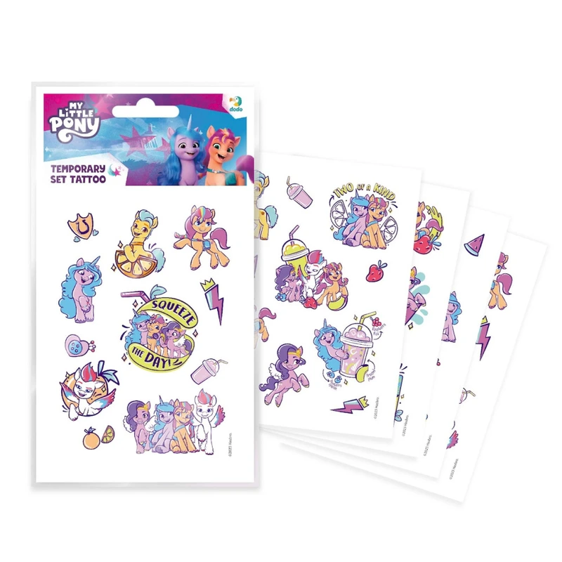 Набір дитячих тимчасових татуювань "My Little Pony" 200438, 4 аркуші — DoDo Toys