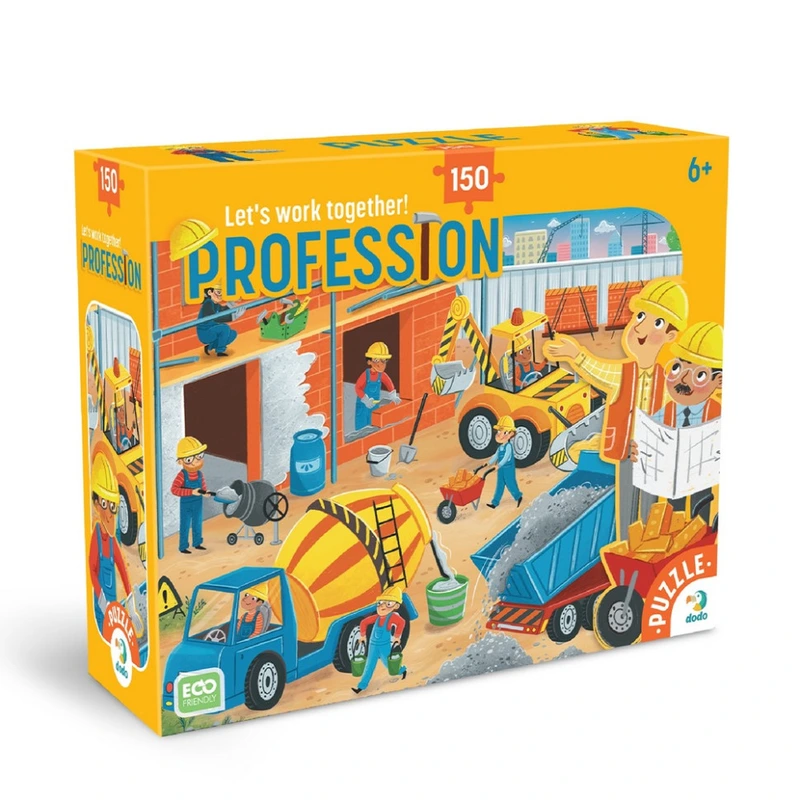 Пазл дитячий "Професії. Будівельник" 300703, 150 елементів