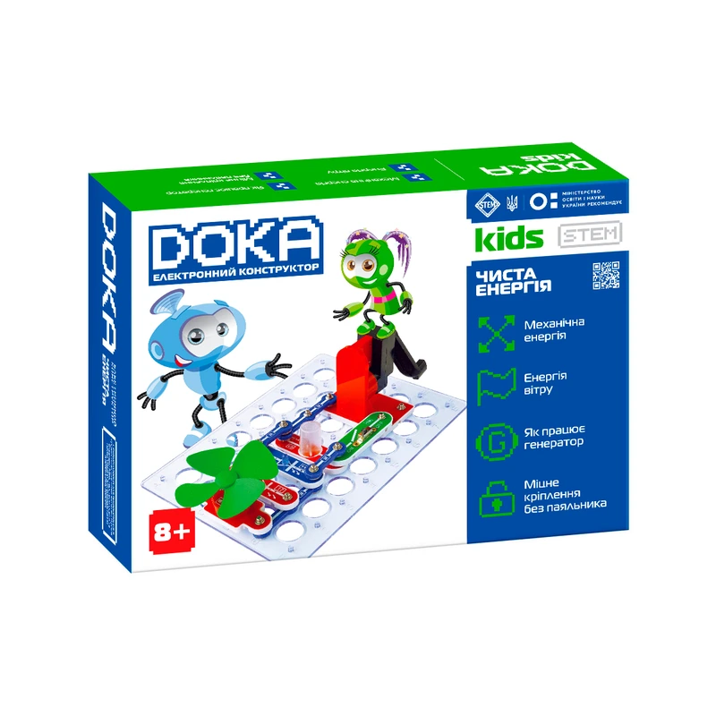 Конструктор електронний DOKA "ЧИСТА ЕНЕРГІЯ" — DOKA
