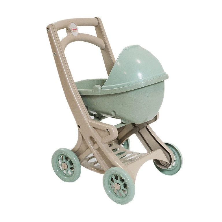 Коляска для ляльок з люлькою 0121/01eco бірюзовий — Doloni