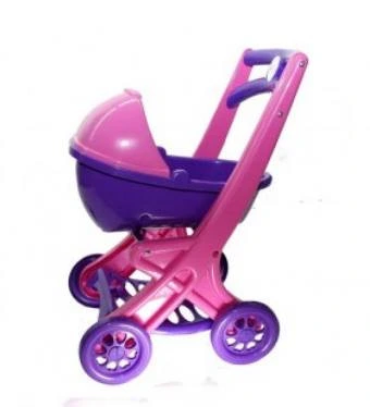Коляска для ляльок з люлькою 0121/02 пластикова — Doloni