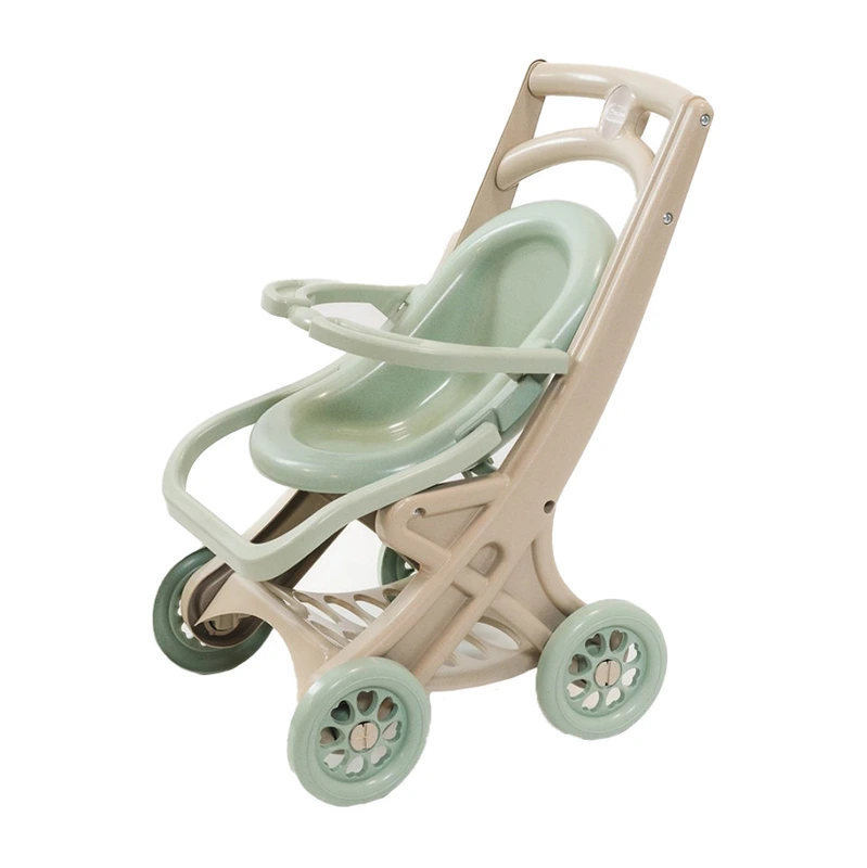 Коляска для ляльок з шезлонгом 0122/01eco бірюзовий — Doloni