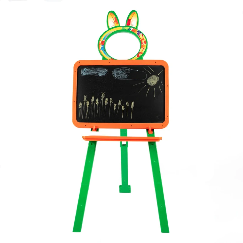 Розвиваюча дошка для малювання магнітна 013777/3 оранжево-зелена — Doloni