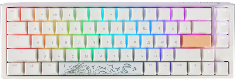 Механічна клавіатура Ducky One 3 SF Cherry MX Brown RGB White UA — Ducky