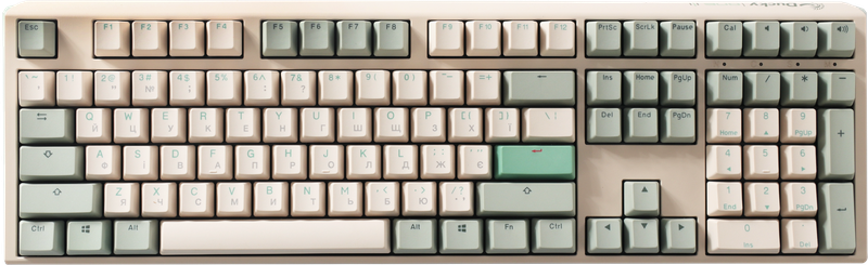 Механічна клавіатура Ducky One 3 Cherry MX Brown Matcha Cream UA