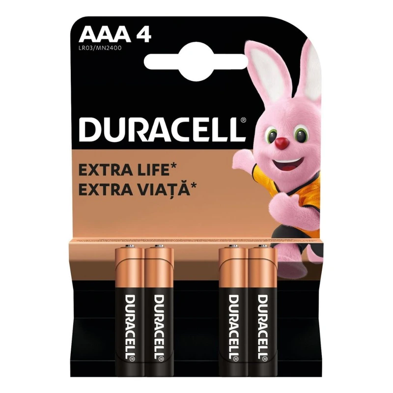 Батарейка Duracell Basic LR3/AAA (4шт) — Duracell