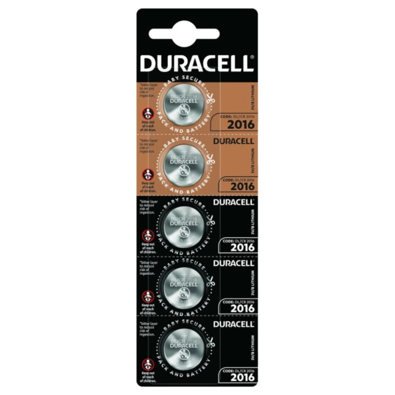 Батарейка Duracell CR2016 (5шт)