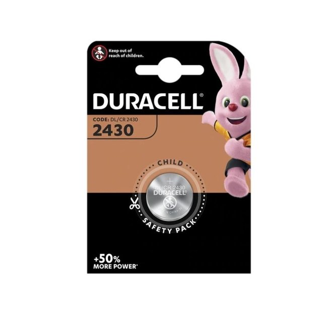 Батарейка Duracell CR2430 3V літієва (1шт)
