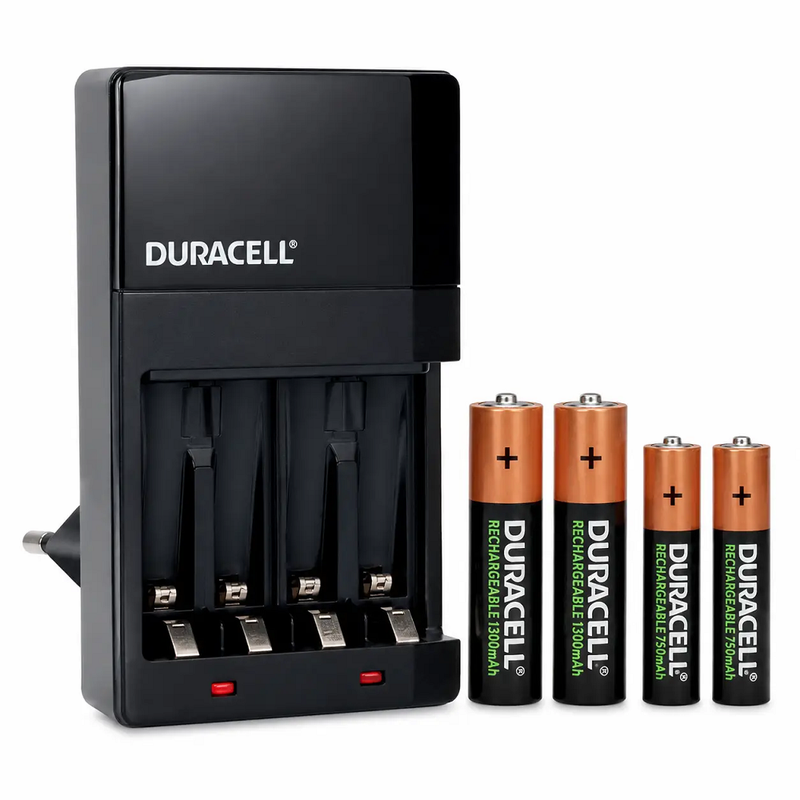 Зарядний пристрій Duracell Hi-Speed Charger CEF27 + 2×AA HR6 1300mAh + 2×AAA HR03 750mAh