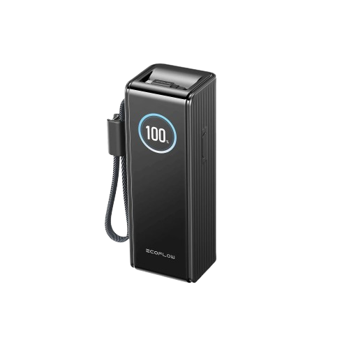 Павербанк EcoFlow RAPID Power Bank з кабелями 25000mAh чорний — EcoFlow