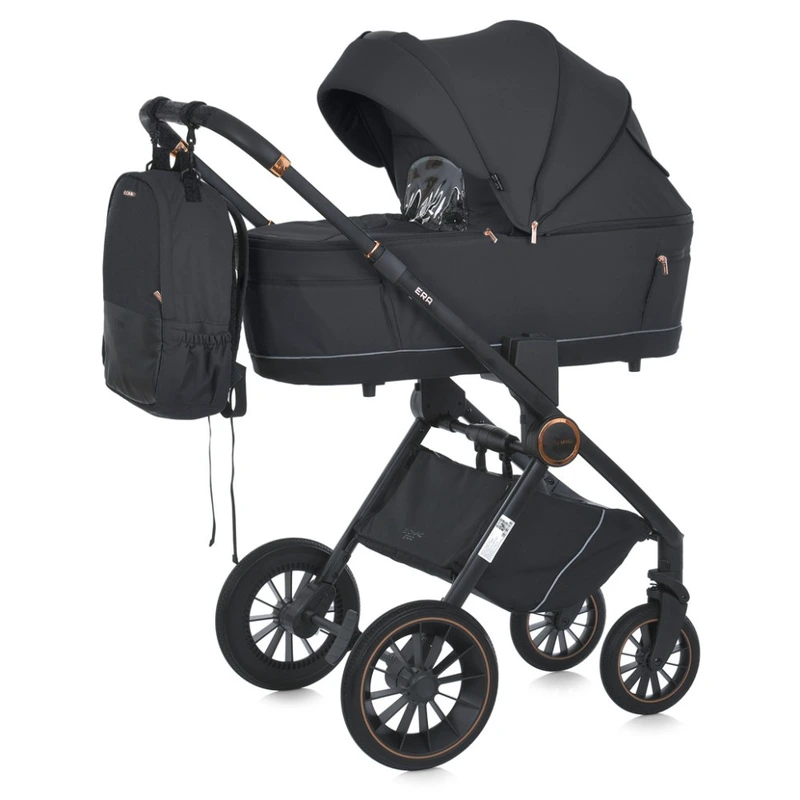 Дитяча коляска універсальна 2 в 1 ERA ME 1100-1 Black Ink
