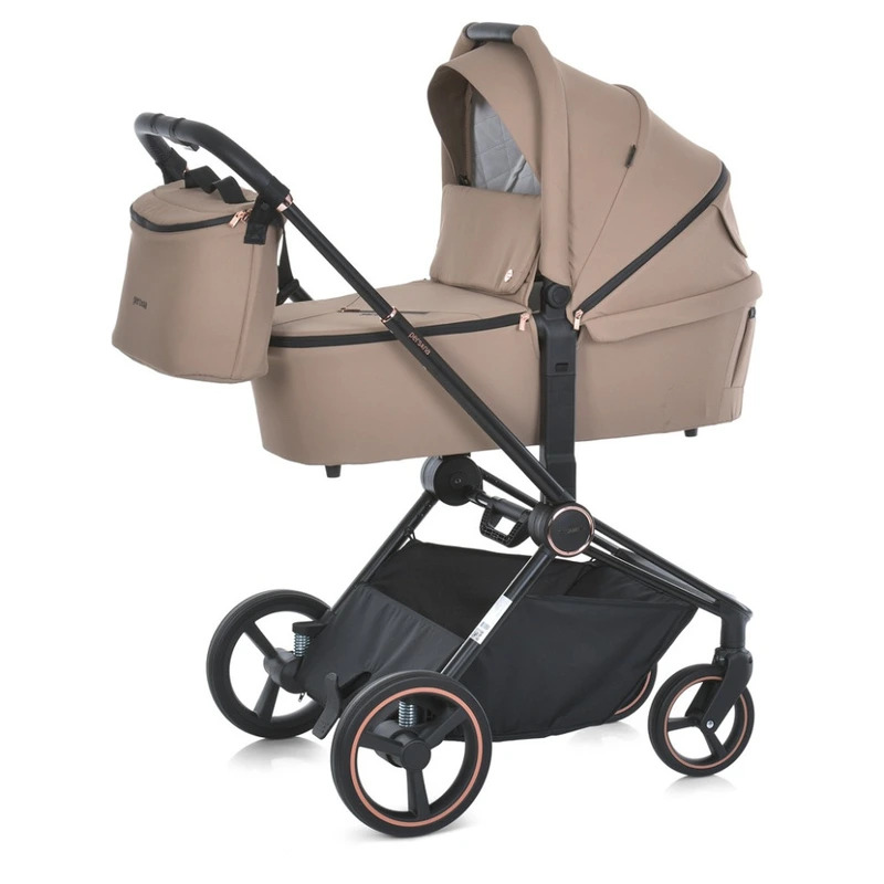 Коляска дитяча універсальна 2 в 1 PERSONA ME 1091-B Taupe Beige — El Camino
