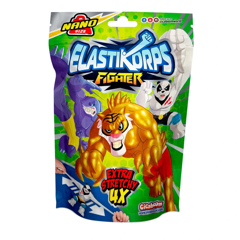 Стретч-іграшка ELASTIKORPS серії «Mini Fighter» – БОЄЦЬ (в диспл.) — Elastikorps