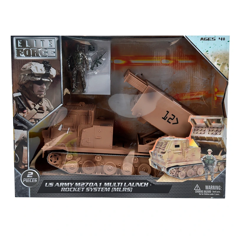 Ігровий набір ELITE FORCE — ПУСКОВА РАКЕТНА УСТАНОВКА M270A1 (ПРУ, фігурка) — Elite Force