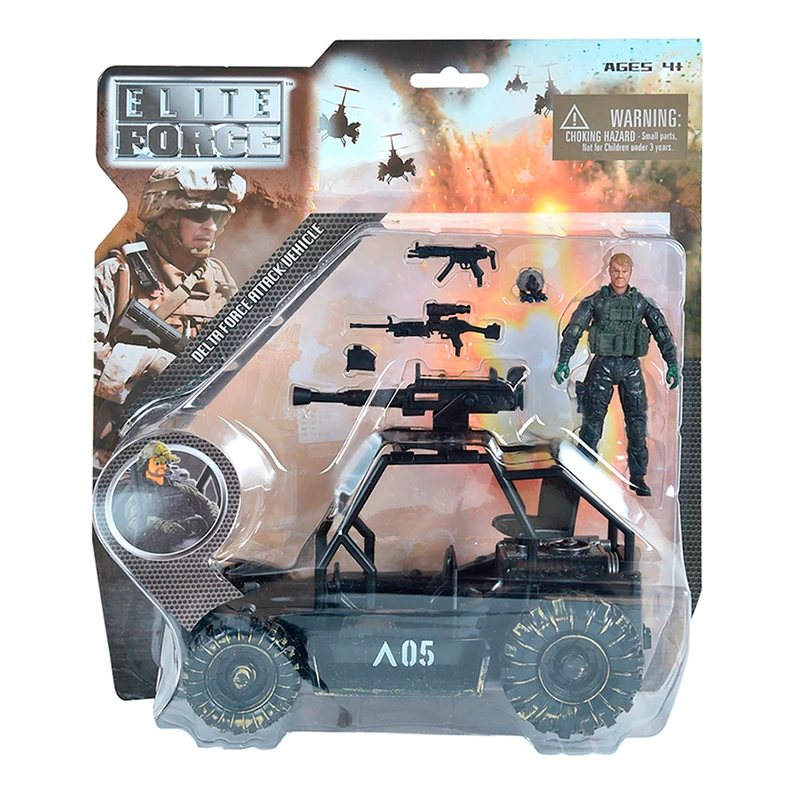 Ігровий набір ELITE FORCE — ШТУРМОВА МАШИНА «ДЕЛЬТА» (машина, фігурка, аксес.) — Elite Force