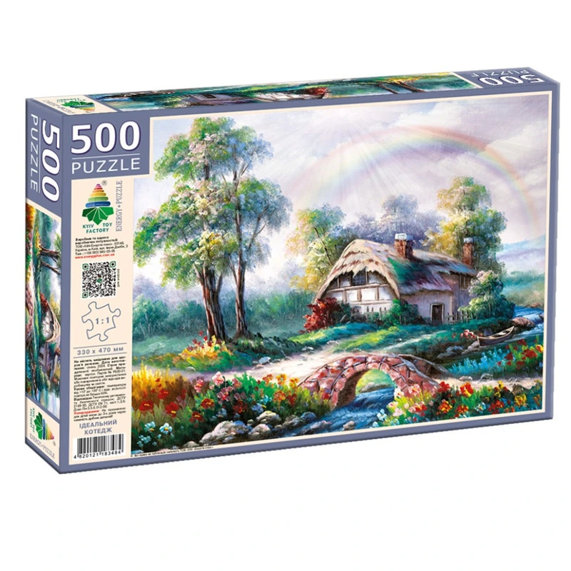 Пазл класичний "Ідеальний котедж" 83484, 500 елементів