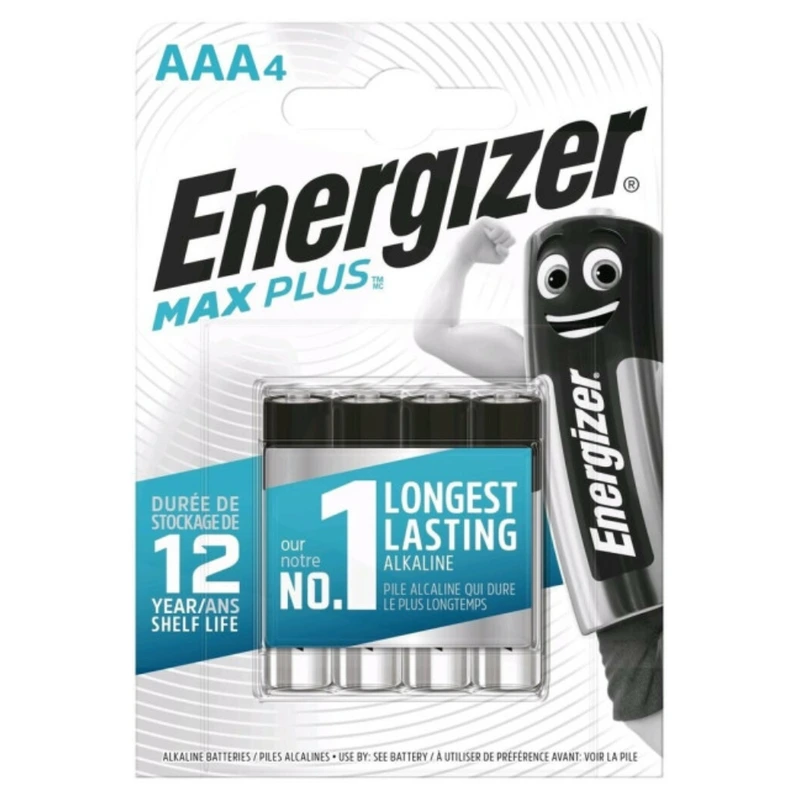 Батарейка Energizer LR3/AAA Max Plus Alkaline (4шт) — Energizer