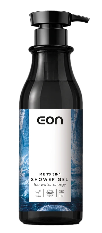 EON Чоловічий гель для душу 3 в 1 Ice water energy, 750 мл