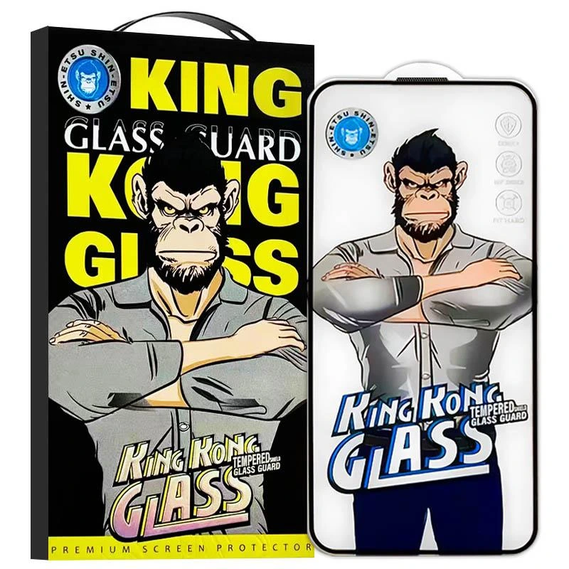 Захисне 2.5D скло King Kong HD для Apple iPhone 17 (6.3") Чорний
